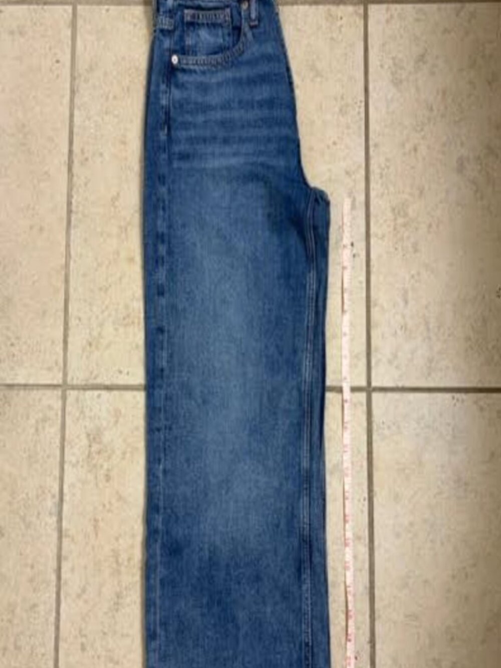 GAP Women's High Rise Wide Leg Jeans 2 26 Regular Dark Wash Blue Denim NEW NWOT - Picture 7 of 9